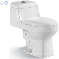 Aquacubic Sanitary Ware wc toilet de salle de bain plancher monté en céramique deux pièces en deux pièces siphon rinçage double florh